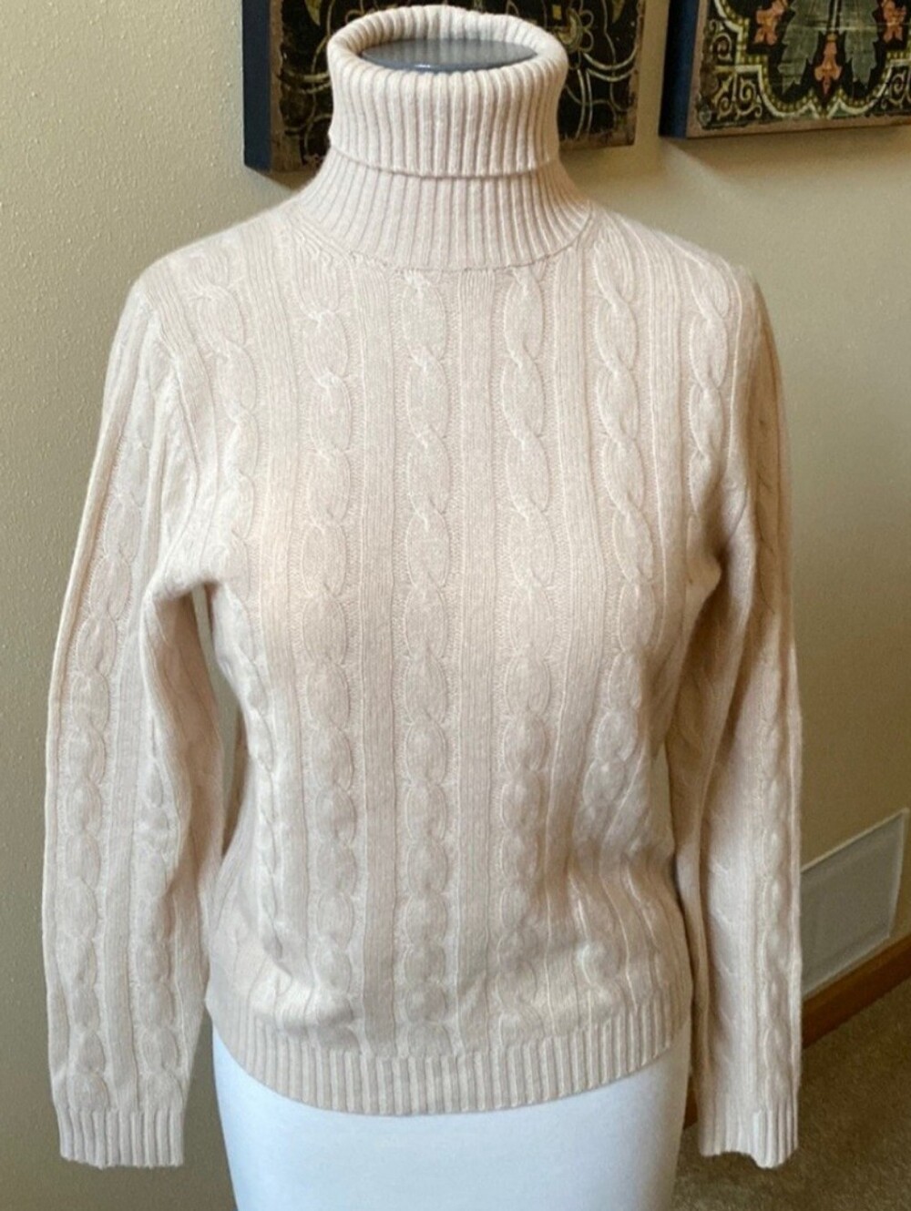 Grace Cashmere Cable Knit Sweater S